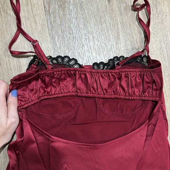 NWT rooscier spaghetti straps lace satin nightwear - Picture 3 of 3